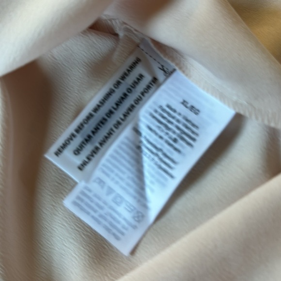 😊NWT J.CREW Tulip-sleeve ruffleneck top blouse Dune Pink Beige Shell size… - Picture 15 of 16